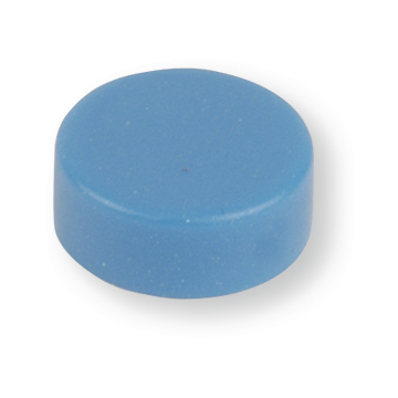 Tapón embellecedor azul para placa de matrícula